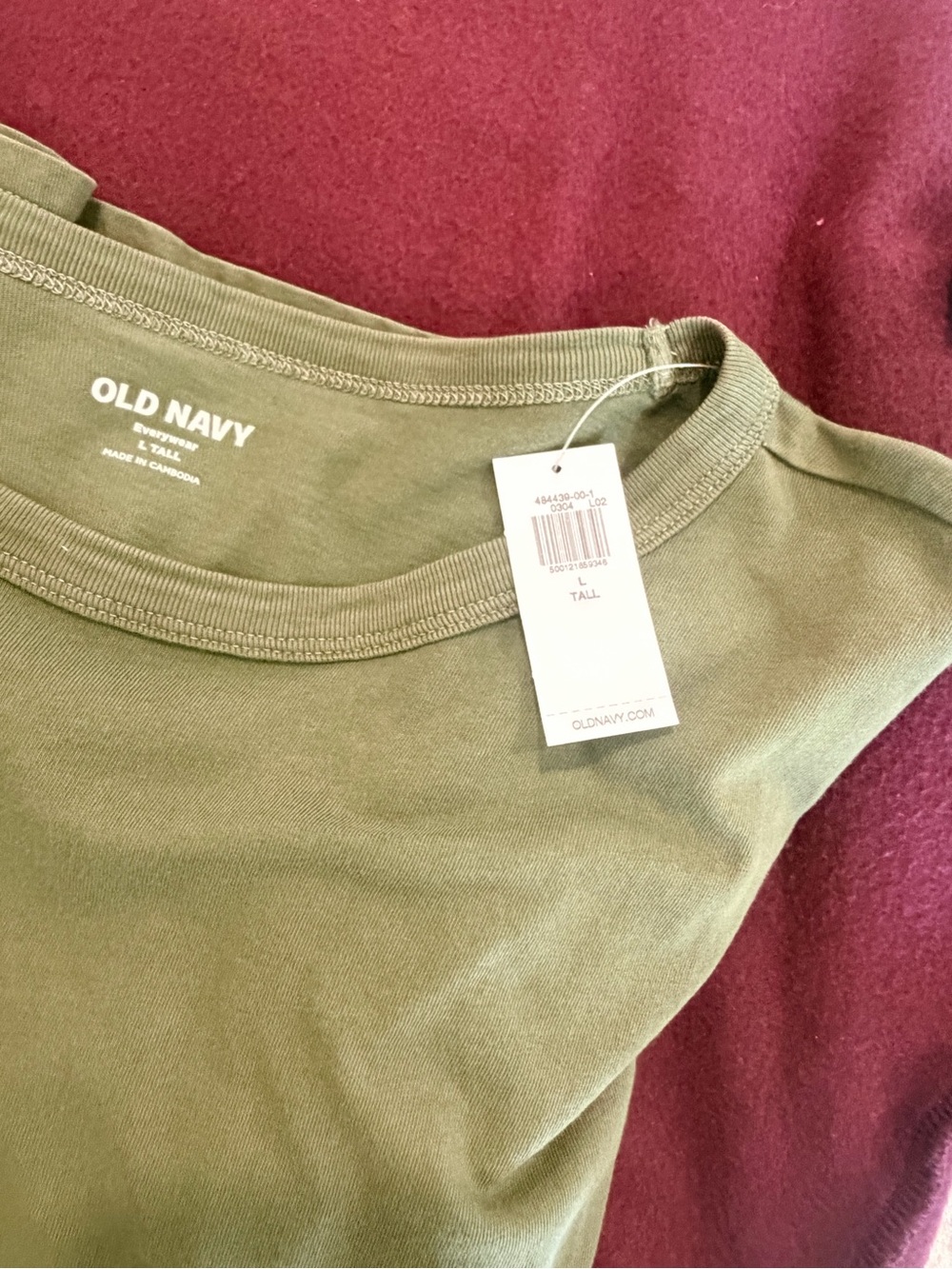 Long Sleeve Old Navy women’s Green top